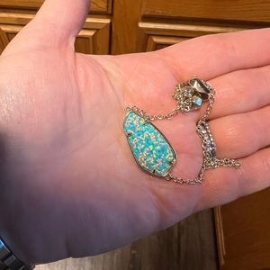 Kendra Scott blue/green opal cinch bracelet